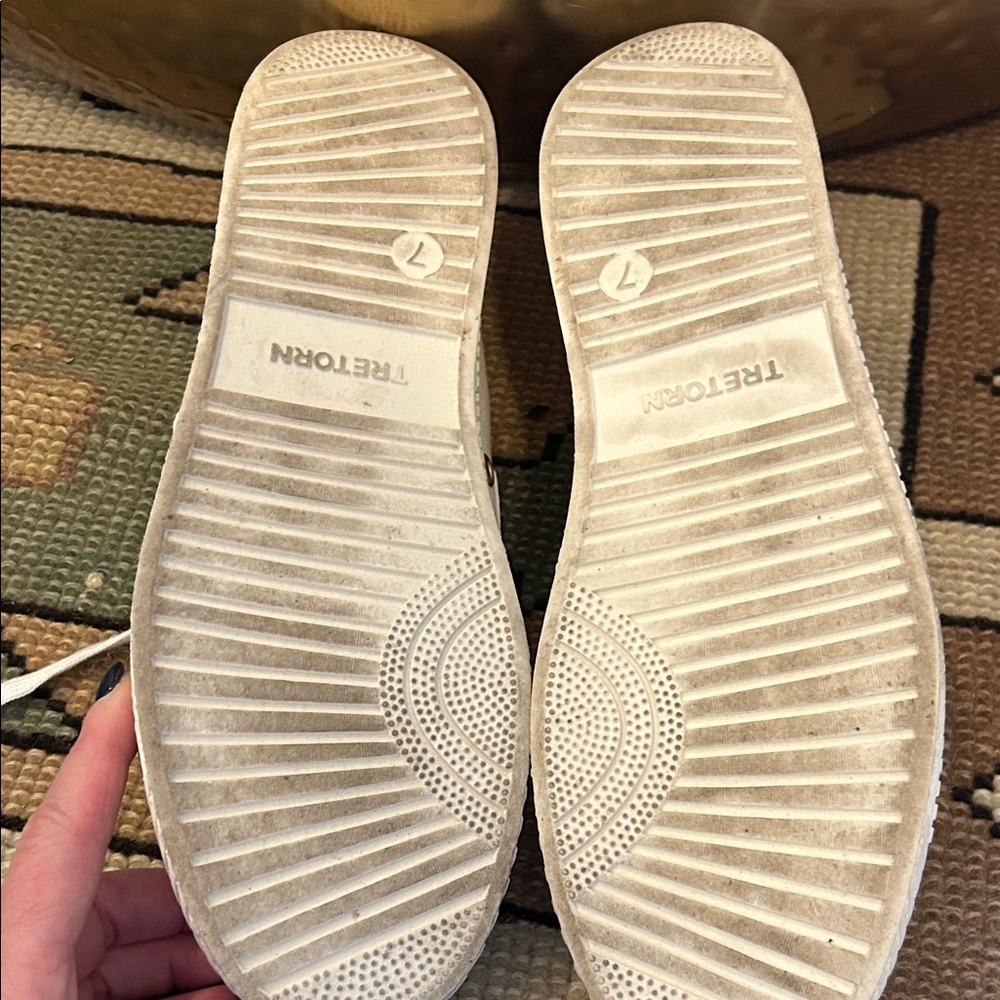 Tretorn for J Crew White Canvas Sneakers - Picture 6 of 6